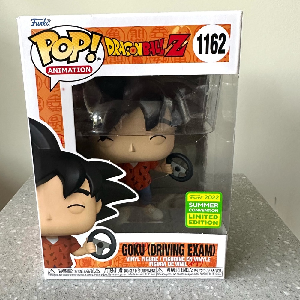 Funko Pop SDCC Exclusive Goku Driving Exam Dragonball Z